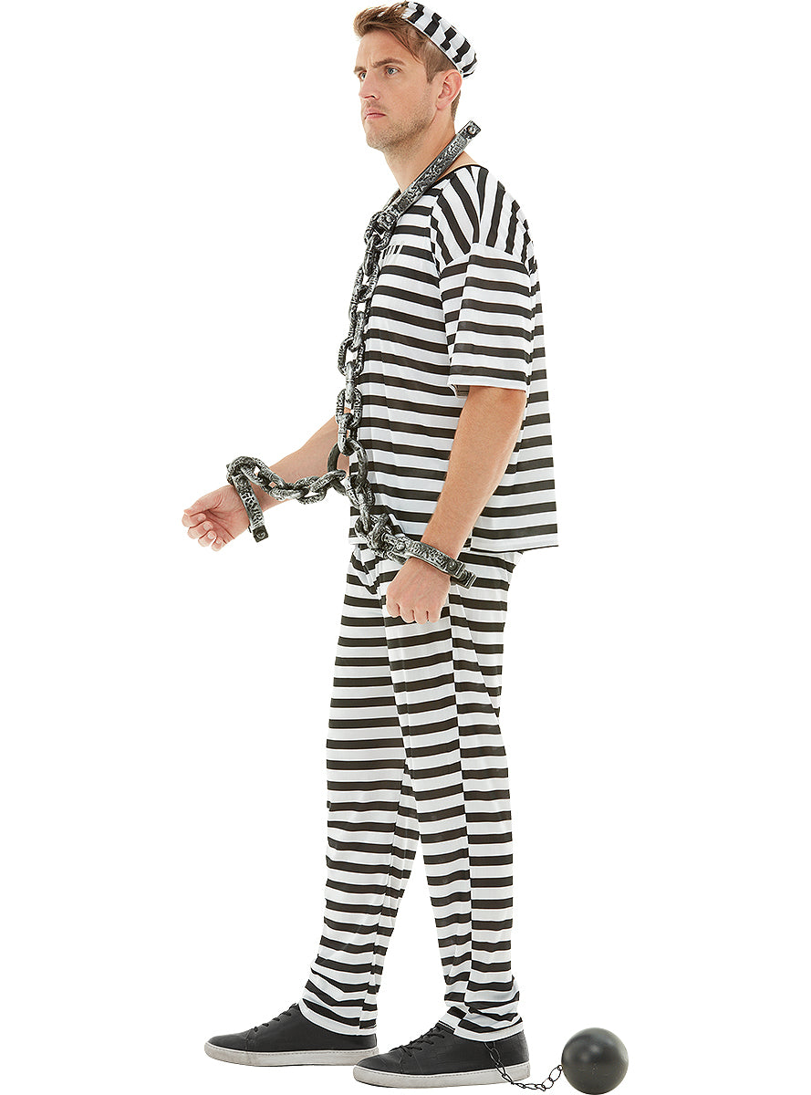 Déguisement de prisonnier avec boule grande taille