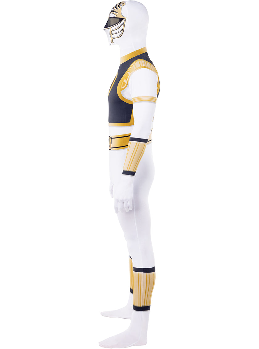 Déguisement Power Ranger Blanc en seconde peau