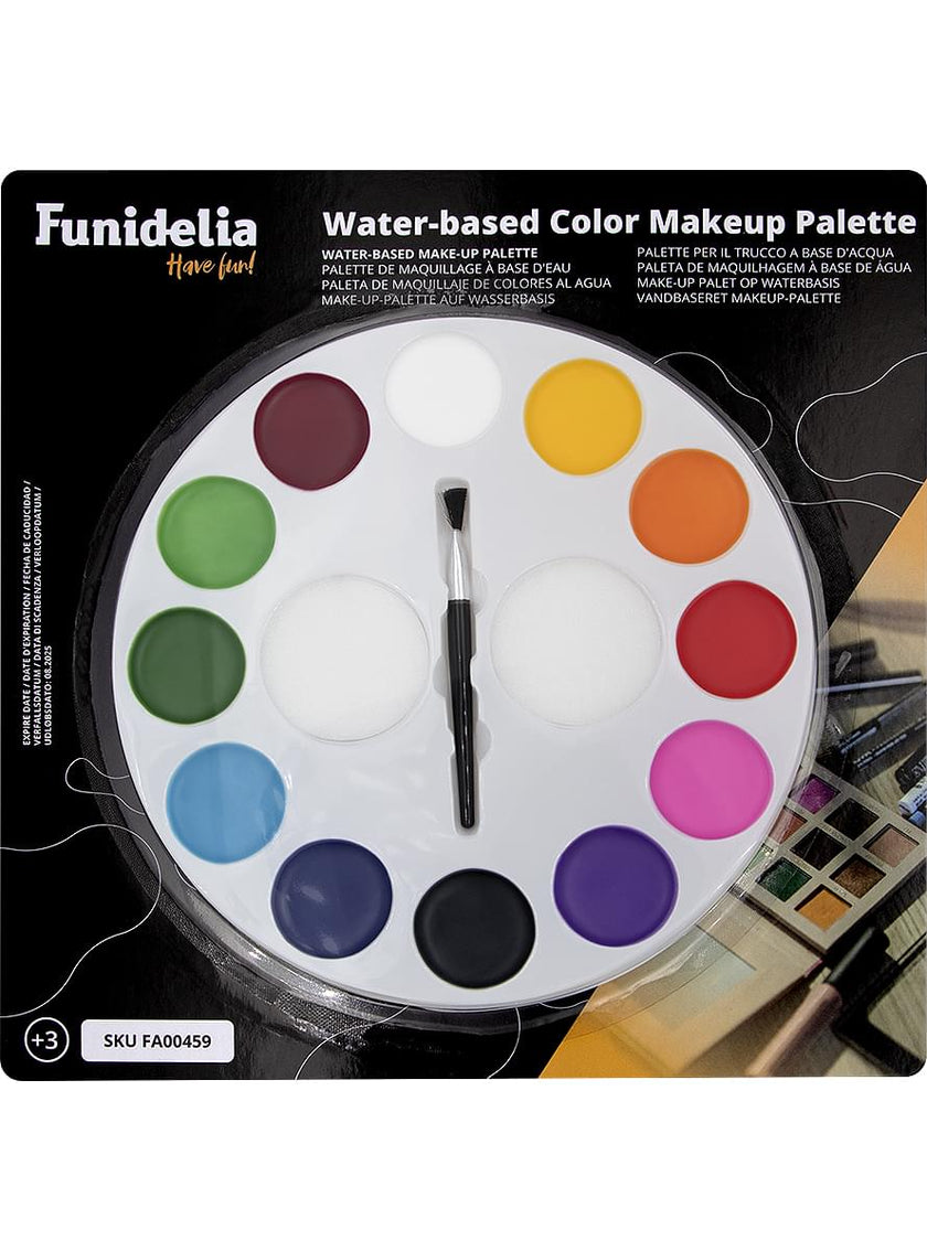 Palette de maquillage colorée