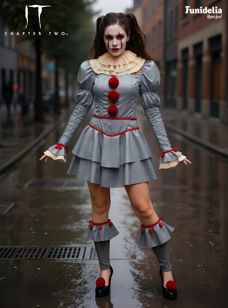 Déguisement Pennywise pour femme taille grande - Ça : Chapitre 2