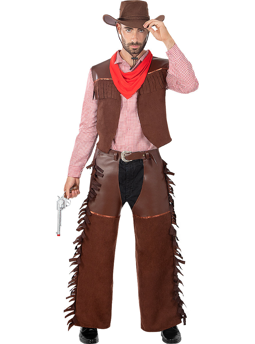Déguisement de cow-boy pistolero pour homme taille grande