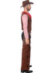 Déguisement de cow-boy pistolero pour homme taille grande
