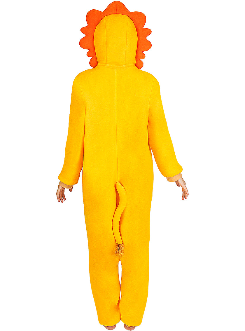 Déguisement lion onesie pour adulte taille grande