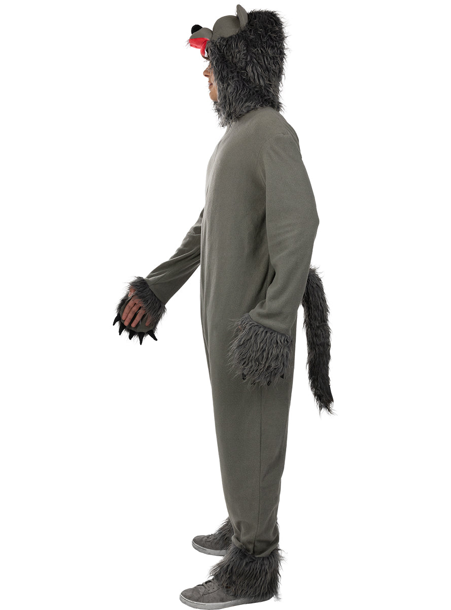 Déguisement de loup gris taille grande