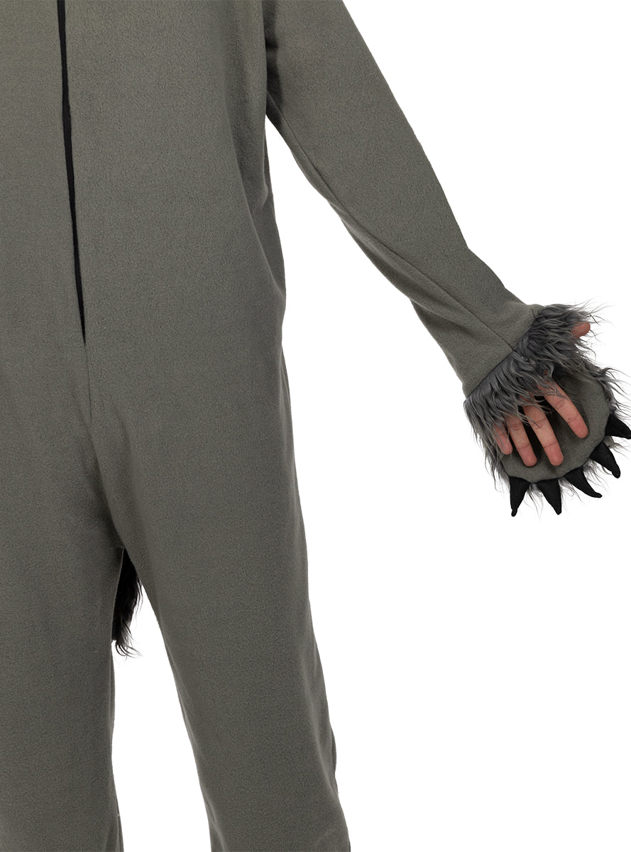 Déguisement de loup gris taille grande
