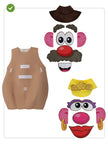 Déguisement Mr Mrs Potato pour adulte taille grande