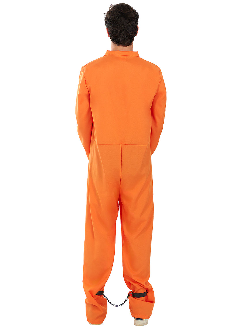 Déguisement de prisonnier orange taille grande