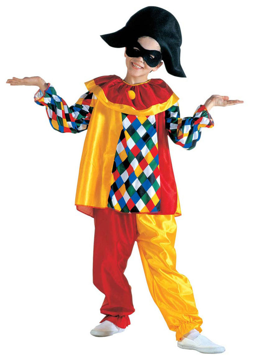 Déguisement arlequin amusant enfant