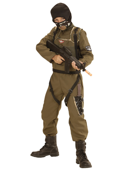 Déguisement parachutiste des forces spéciales enfant
