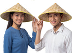 chapeau vietnamien chinois en bambou