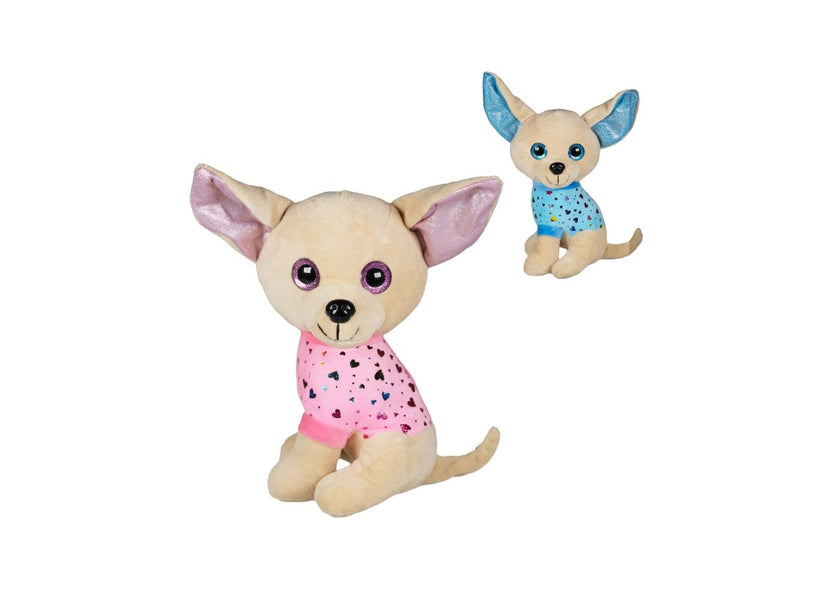 peluche chihuahua assis 