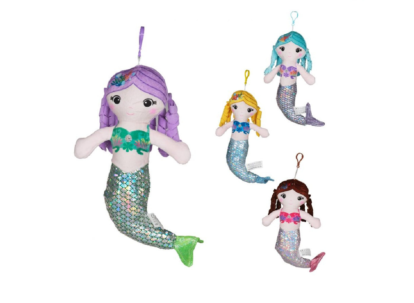 peluche sirène 