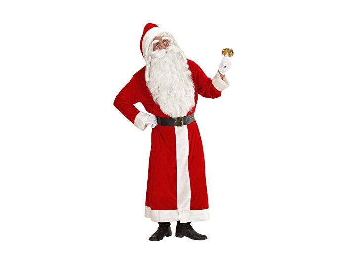 déguisement de père noël en velours deluxe 2pcs