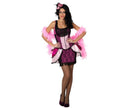 robe femme burlesque rose taille l/xl