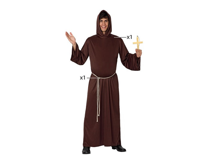 déguisement de moine 2pcs homme