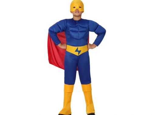 déguisement enfant super héros bleu