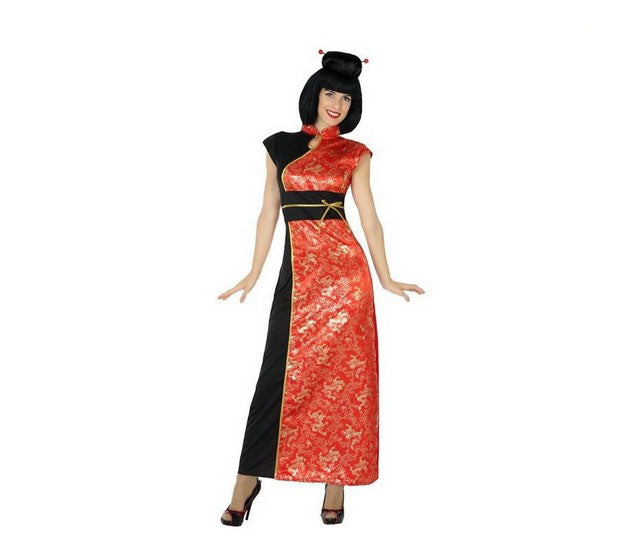 robe de chinoise noir & rouge