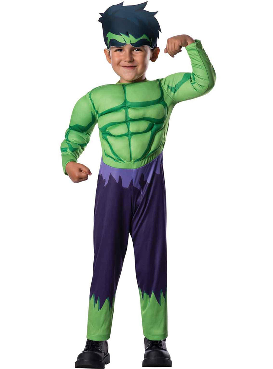 Déguisement Hulk Avengers Rassemblement pour bébé