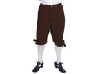 pantalon court culotte marquis marron homme