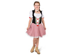 robe tyrolienne rose enfant