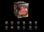 batterie feu d'artifice bouquet rouge prestige 25 départs 45sec