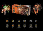 batterie feu d'artifice automatique 228 départs 2mn 30sec