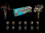 batterie feu d'artifice automatique 210 départs 2mn