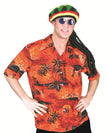 chemise tahiti hawaï rouge
