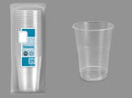 lot de 25 verres réutilisables transparents 50cl