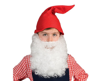 fausse barbe de nain/lutin brune