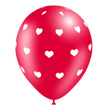 8 ballons HG112 rouge imprimé TAT COEUR