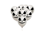 lot de 10 ballons de fête halloween motif fantme blanc 30cm