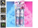 1x lot de 2 fumigènes à main changement blanc à rose t1 45s