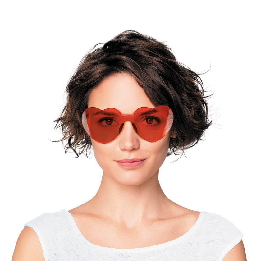 LUNETTES FESTIVAL COEUR ROUGE