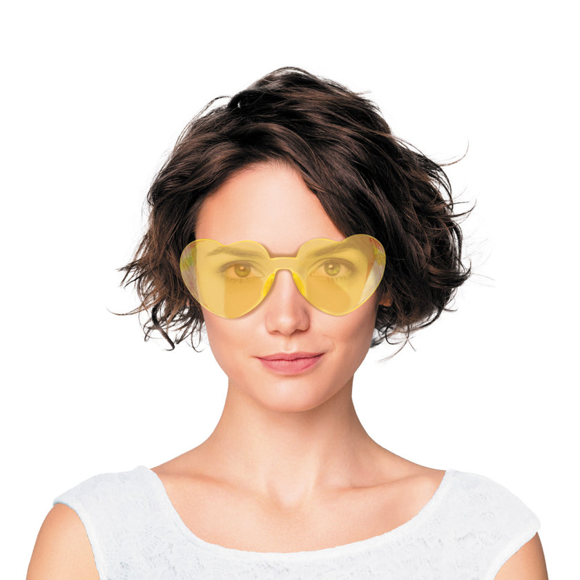 LUNETTES FESTIVAL COEUR JAUNE
