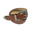 Ceinture cowboy mixte marron 1