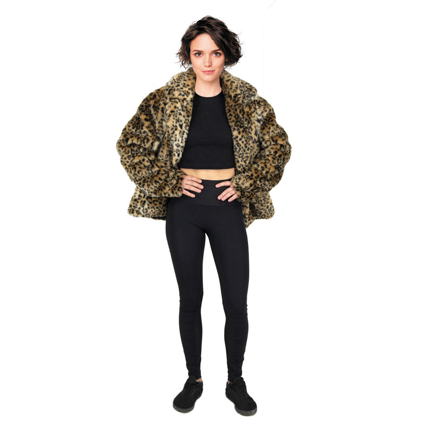 VESTE LEOPARD TAILLE M
