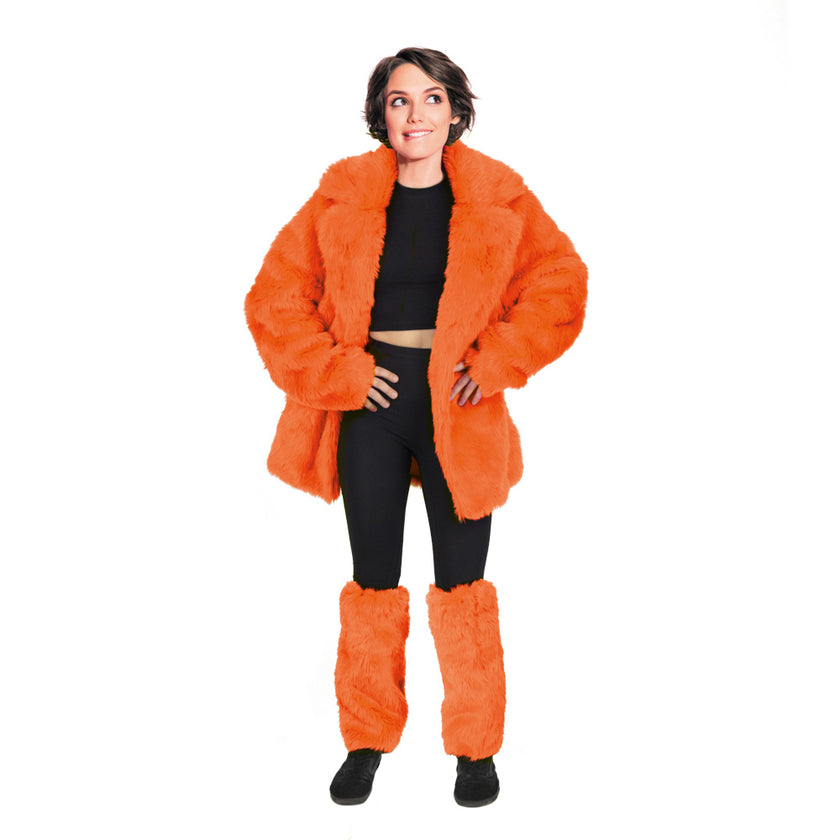 PATTE D'EPH FOURRURE X2 ORANGE FLUO