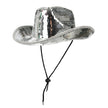 CHAPEAU COWBOY DISCO ARGENT