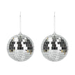 BOULE DISCO SILVER 10CM x2
