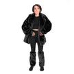 VESTE FOURRURE NOIRE TAILLE L