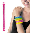 BRACELET ZIP ROSE