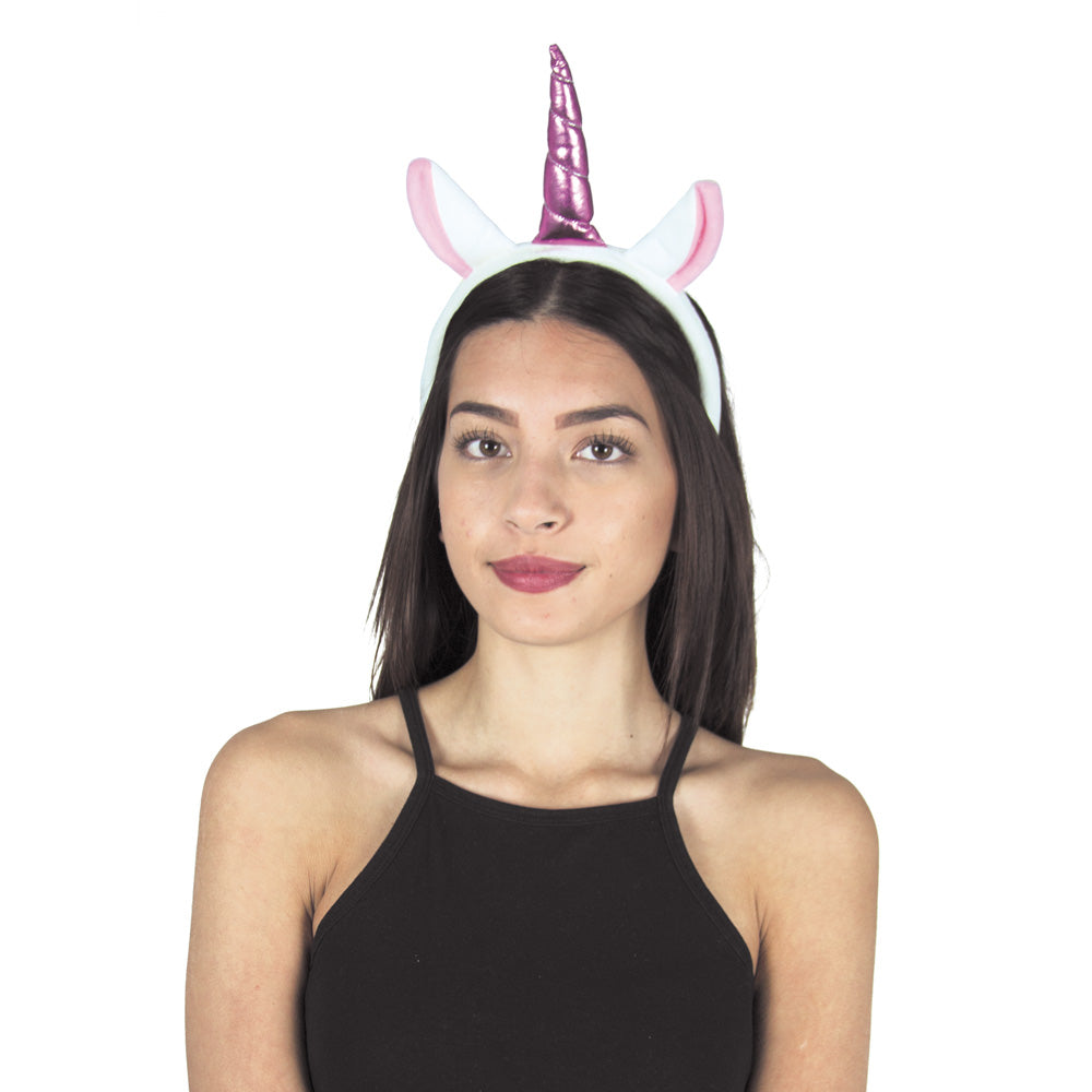 SERRE TETE LICORNE ROSE