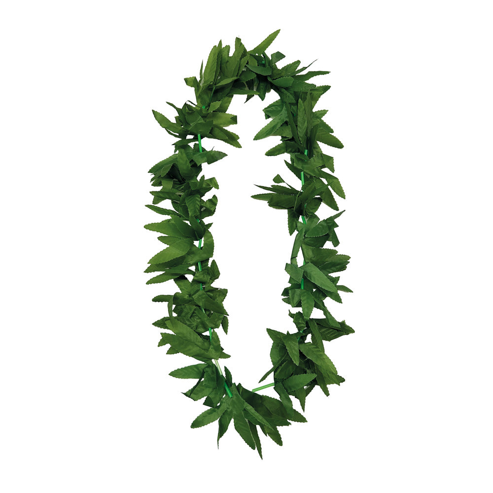 Collier hawai a feuilles 1
