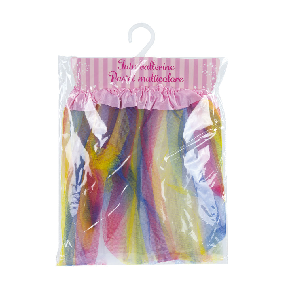 TUTU BALLERINE PASTEL MULTICOLORE 6-8 ANS