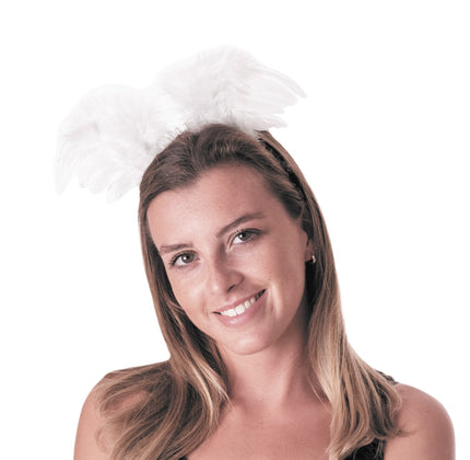 SERRE TETE AILES D'ANGE BLANCHES