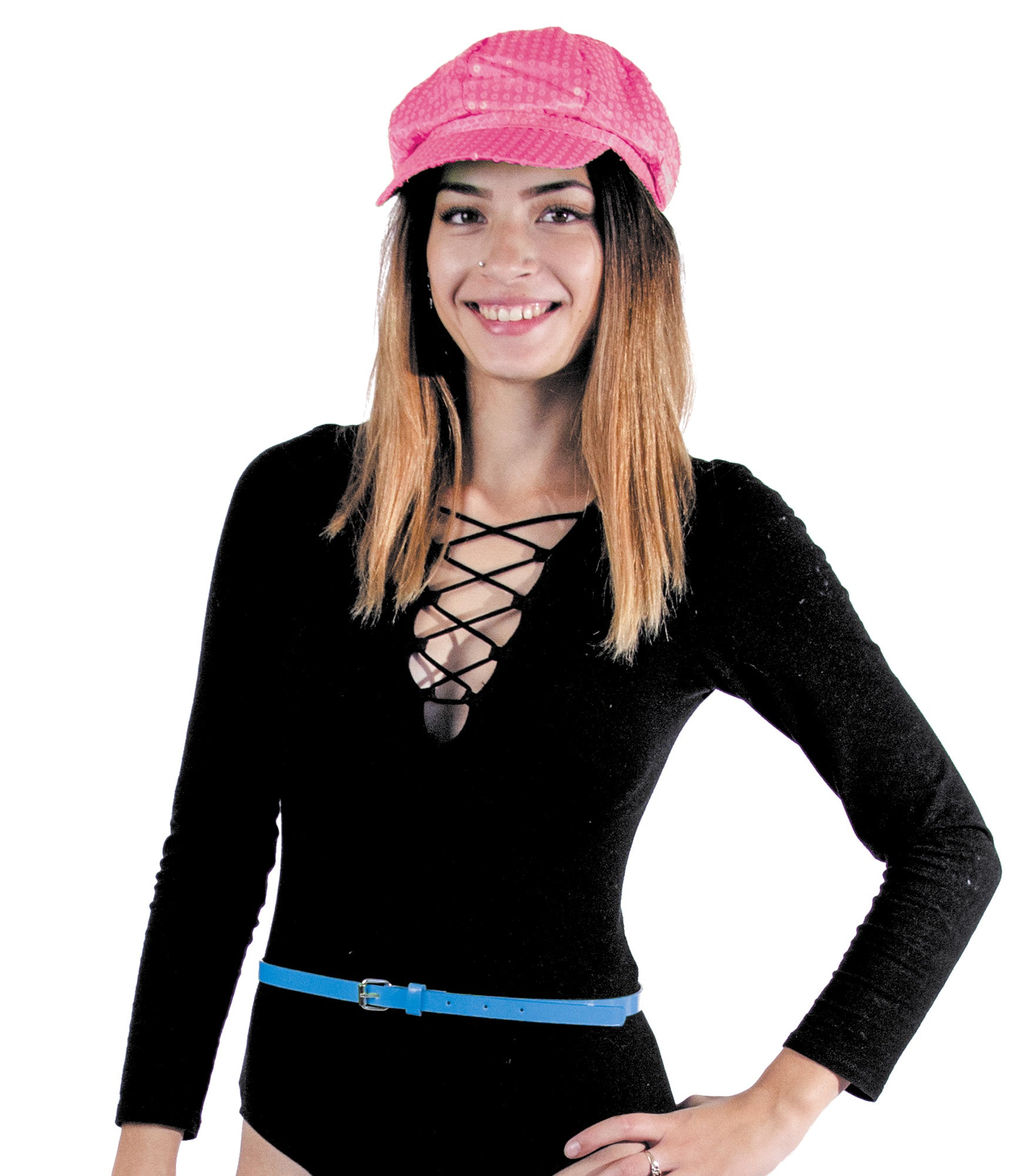 CEINTURE FLUO BLEUE