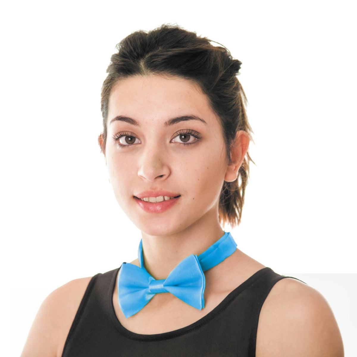 NOEUD PAPILLON BLEU FLUO