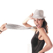 CRAVATE SEQUIN ARGENT A ZIP