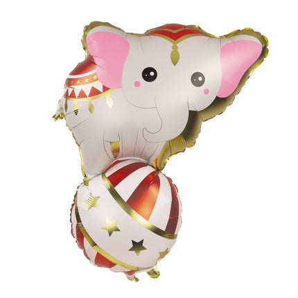 BALLON MYLAR VINTAGE CIRCUS